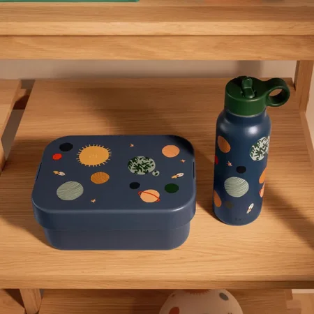 Liewood Falk Vandflaske 350 ml, Universe/Classic Navy