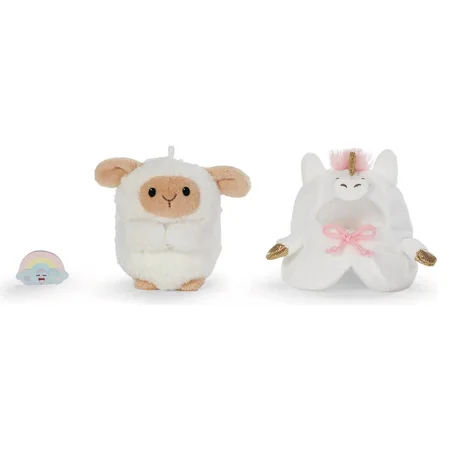 MyMochi Gaveæske, Får Med Regnbue/Enhjørninge Tøj - 8 Cm