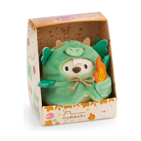 MyMochi Nici Gaveæske, Isbjørn Snono Med Flamme/Drage Tøj - 8 Cm