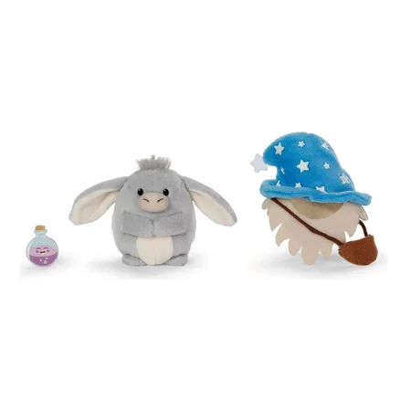 MyMochi Nici Geschenkbox, Esel mit Zaubertrank/Zauberer-Kleidung – 8 cm