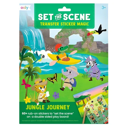 Set The Scene Transfer Stickers, Jungle Journey