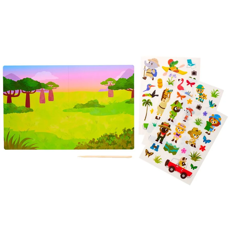 Set The Scene Transfer Stickers, Jungle Journey