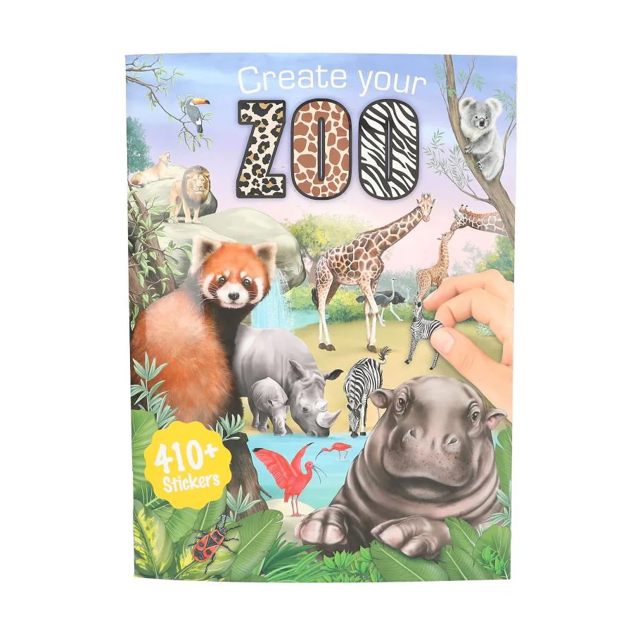 Create your Zoo aktivitetsbog med stickers