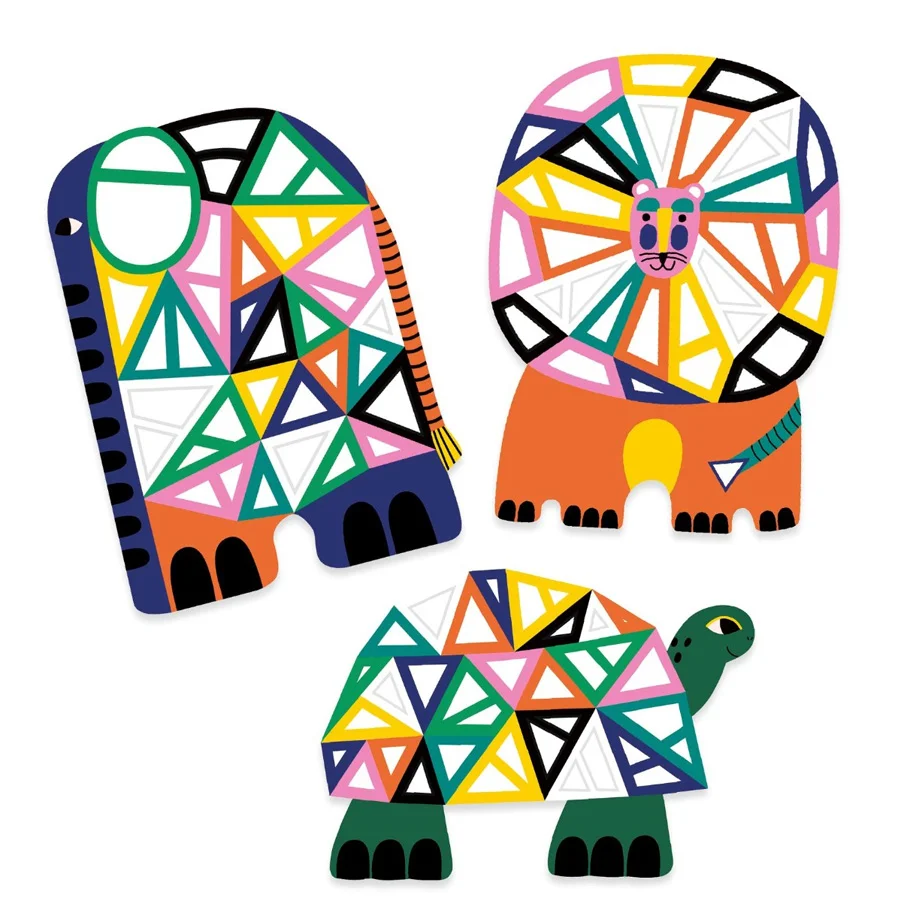 Djeco mosaik, Afrika