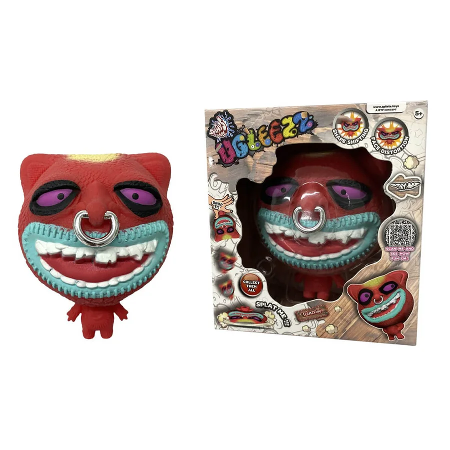 SPLATS HEAD, Ugleezz Monsterhoved Rød