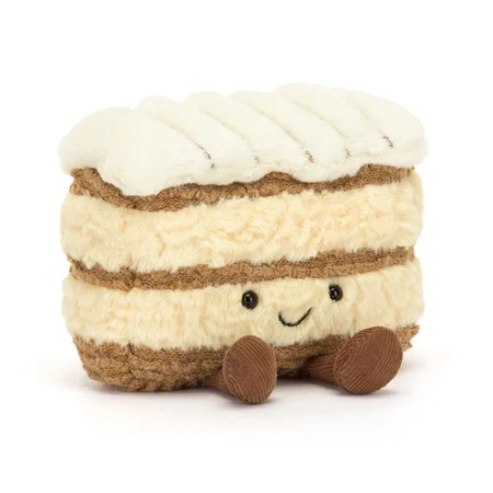 Jellycat amuseables Millie napoleonskage, 12 cm