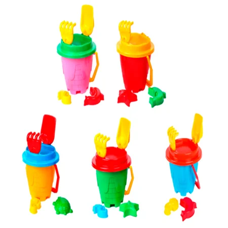 Strandsæt 6 Dele, asst. farver