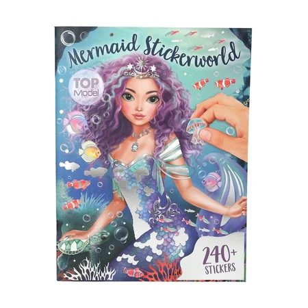 TOPModel Metallic stickerworld, mermaid