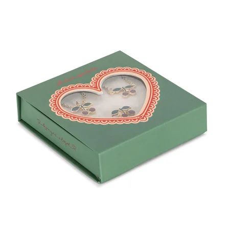 Konges Sløjd smykkesæt, Cherry gold