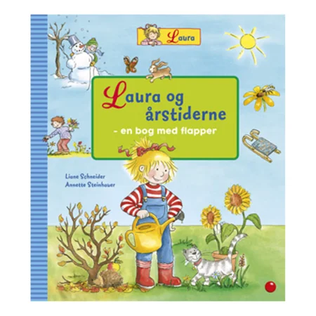 Laura og årstiderne - en bog med flapper
