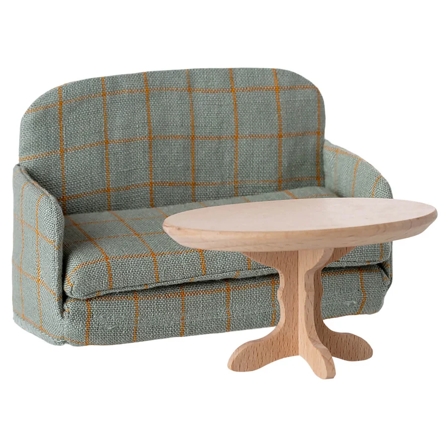 Maileg Schlafsofa, Maus - kariert