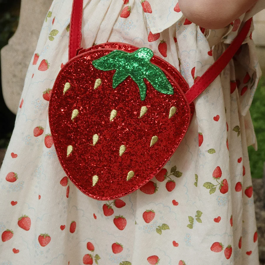 Konges Sløjd tut skuldertaske, jordbær