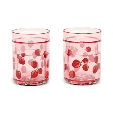 Konges Sløjd 2-pak glitter kop, Fragola