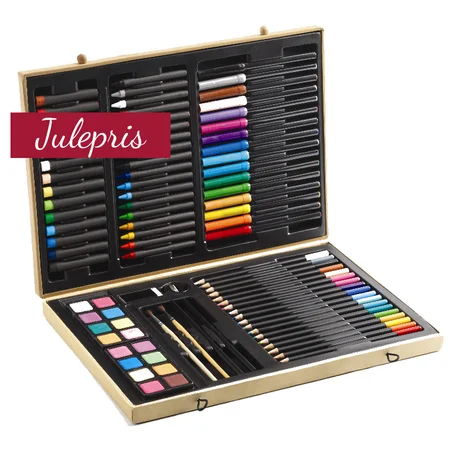 Djeco kuffert med farver