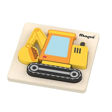 Magni Bagger Puzzle aus Holz