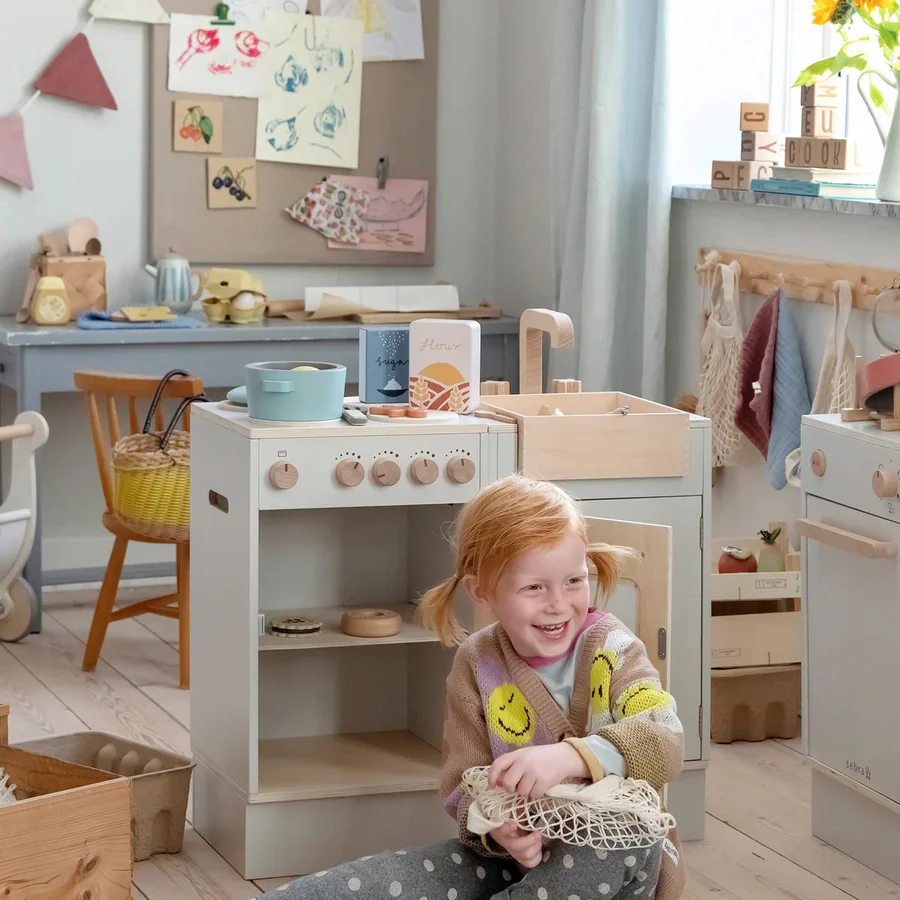 Sebra KIDchen Komfur Og Vaskeskab
