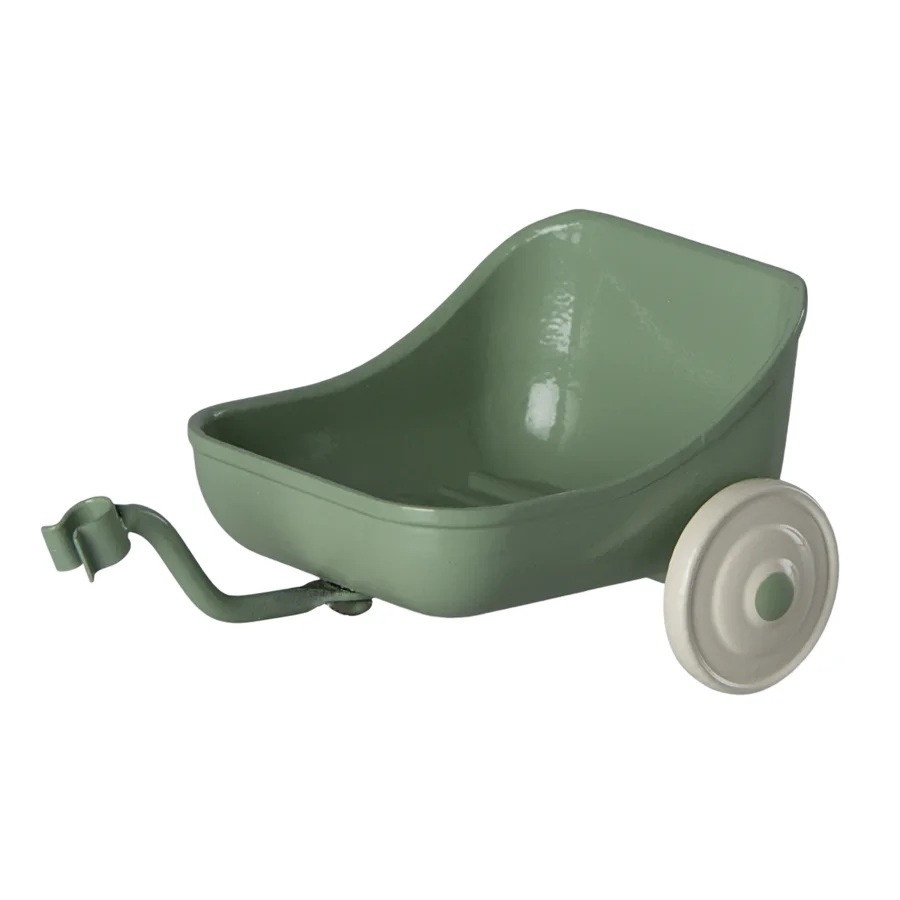 Maileg Anhænger til cykel, mus - grøn