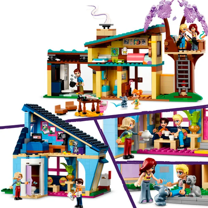 LEGO® FRIENDS, Olly og Paisleys huse