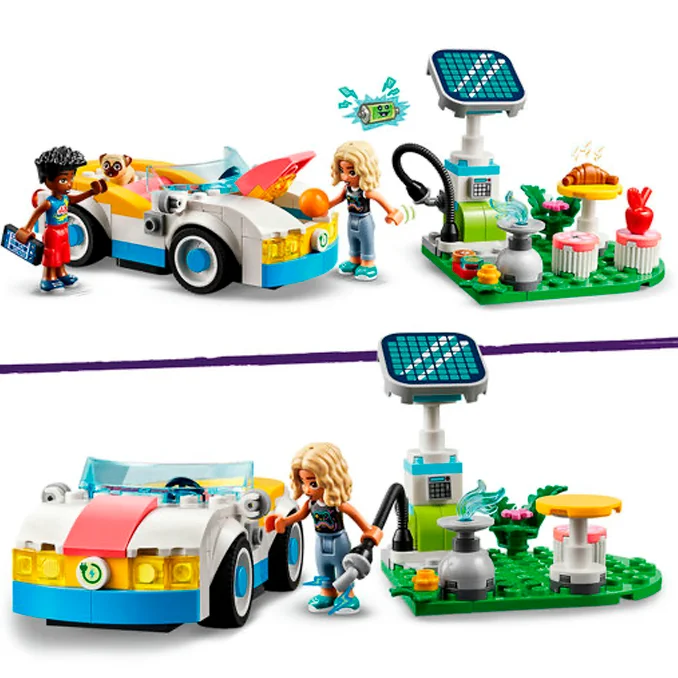 LEGO® Friends, E-Auto mit Ladestation