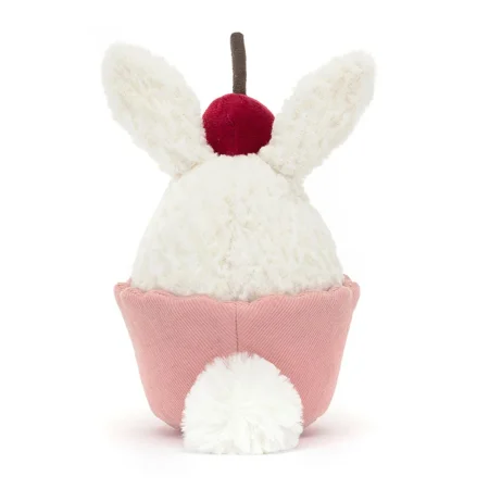 Jellycat Dainty dessert Kanin Cupcake, 14 cm