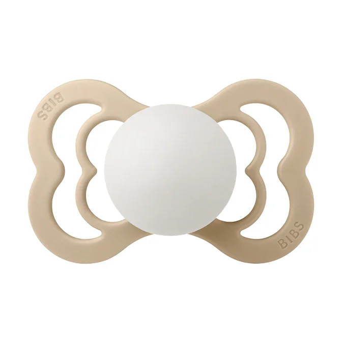 BIBS Supreme Silicone, Gr. 2 - vanilla NIGHT