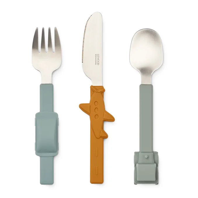 Liewood bestiksæt, køretøjer - blue mix