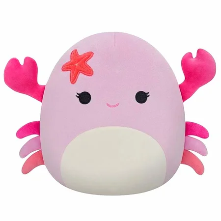 Squishmallows Cailey den pink krabbe, 19 cm