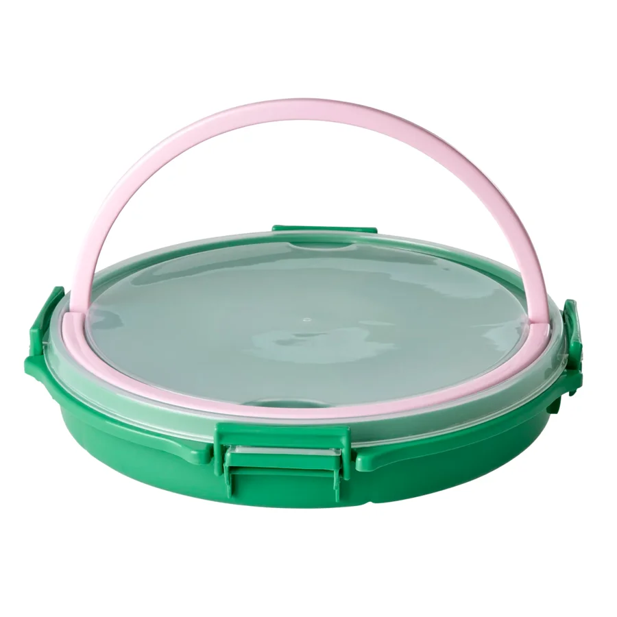 Servierform mit Deckel, grün, Rice 