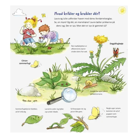 Laura og årstiderne - en bog med flapper