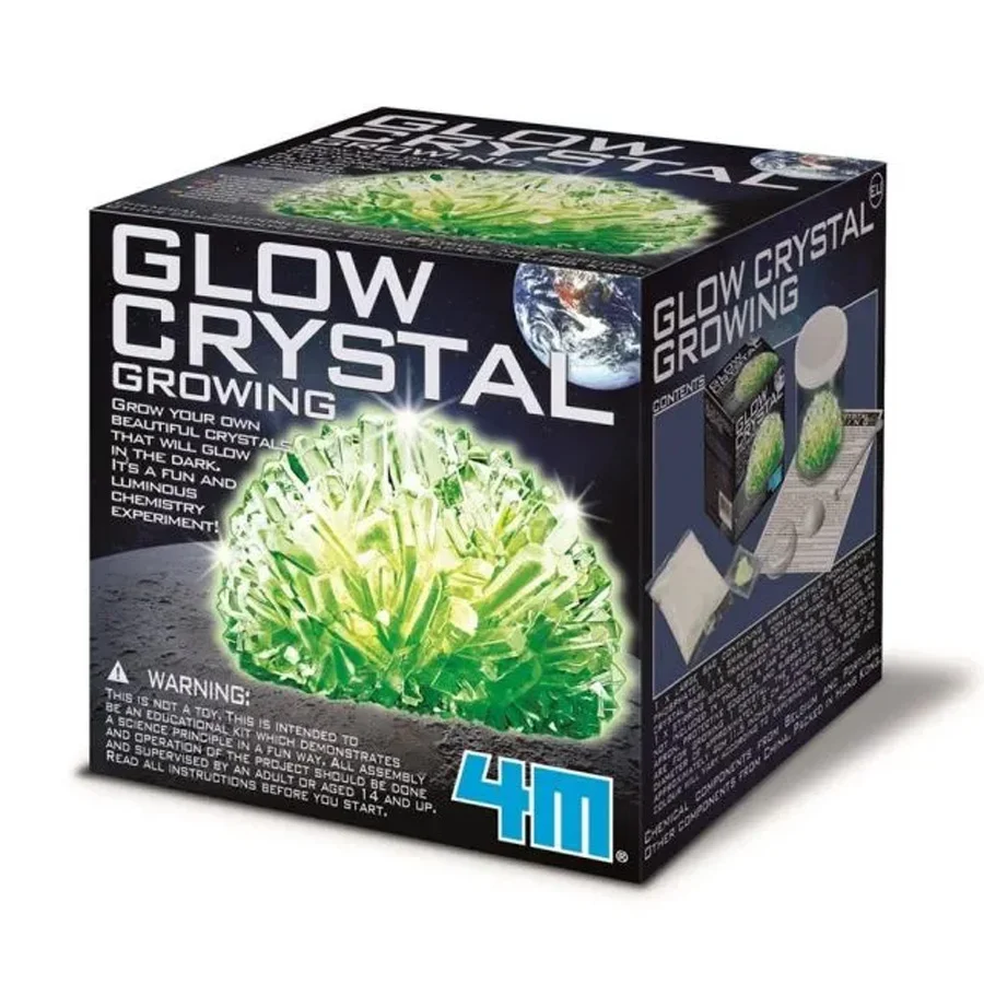 4M KidzLabs eksperiment legetøj, krystaller grøn, lille