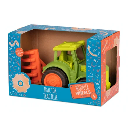 Wonder Wheels traktor med harve
