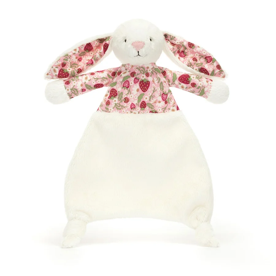 Jellycat Bashful Kanin, Mimi Jordbær Putteklud