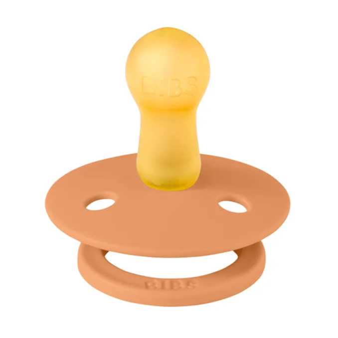 BIBS Naturkautschuk Schnuller Gr. 2, pumpkin