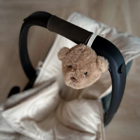 Flow Amsterdam Lou tragbarer Herzton-Teddybär, braun