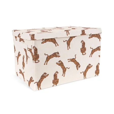 Konges Sløjd Stor Opbevaringskurv, tiger