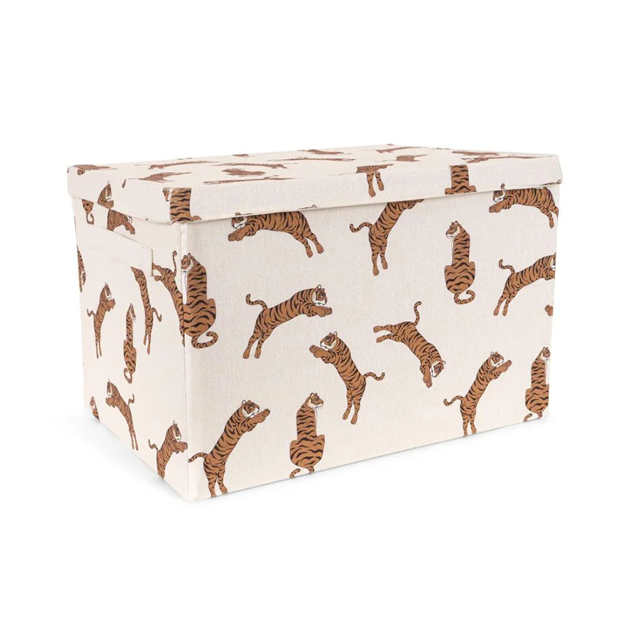 Konges Sløjd Stor Opbevaringskurv, tiger