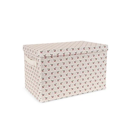 Konges Sløjd Lille Opbevaringskurv, cherry motif