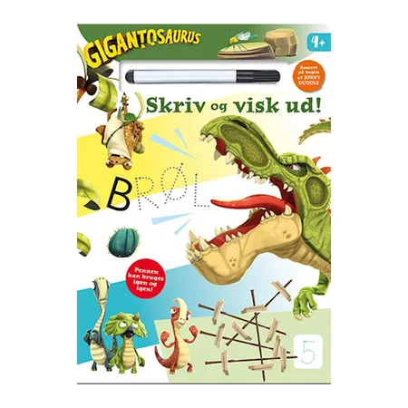 Gigantosaurus - Skriv og Visk Ud