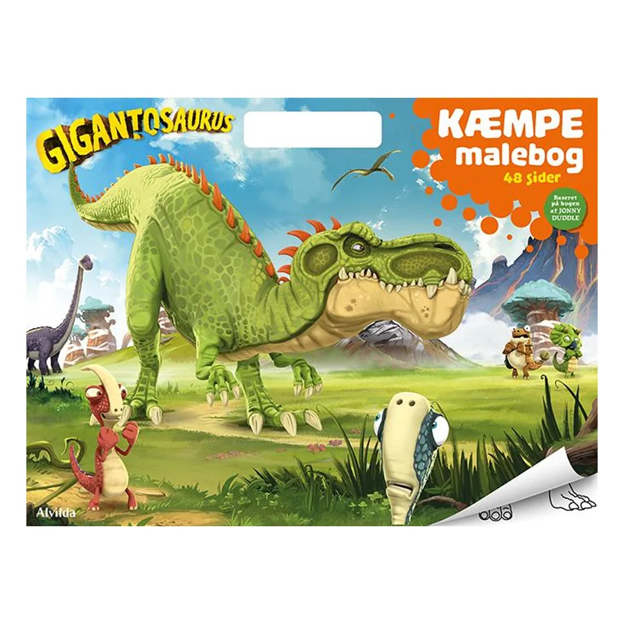 Gigantosaurus - KÆMPE Malebog