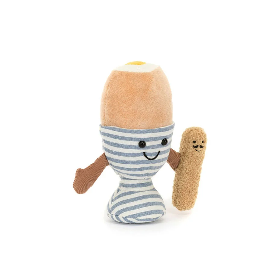 Jellycat Amuseable Eggetha, æg med brød