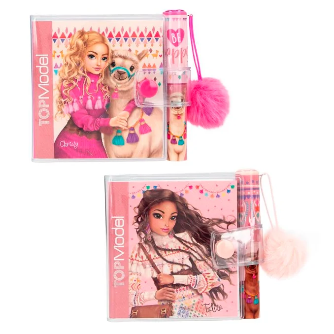 TOPModel Mini notesbog m kuglepen, Cosy - asst farver