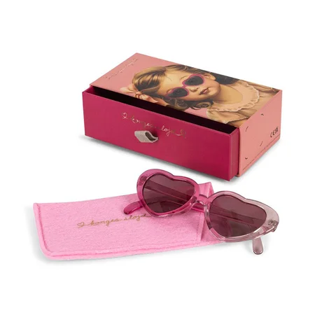 Konges Sløjd Solbriller Baby Hjerte, Pink Multi