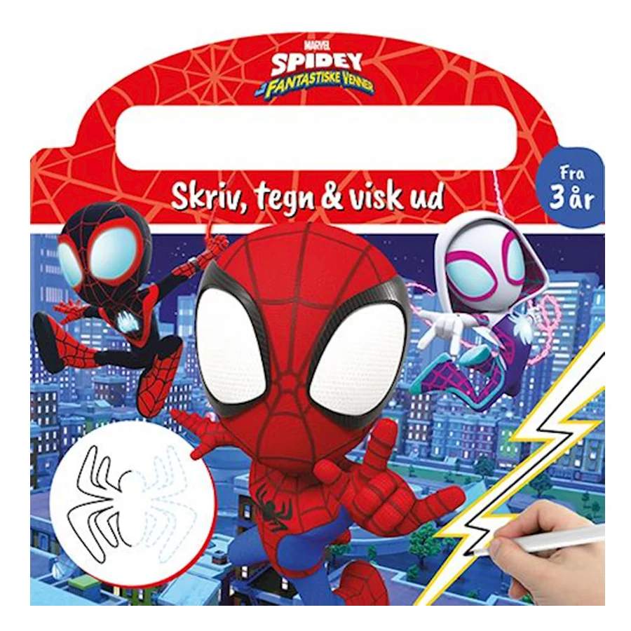 Marvel, Spidey - Skriv og Visk Ud