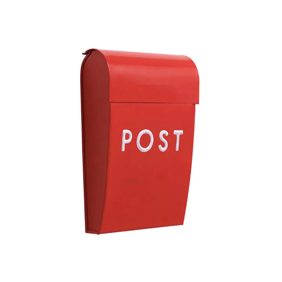 Bruka Design postkasse, micro - rød
