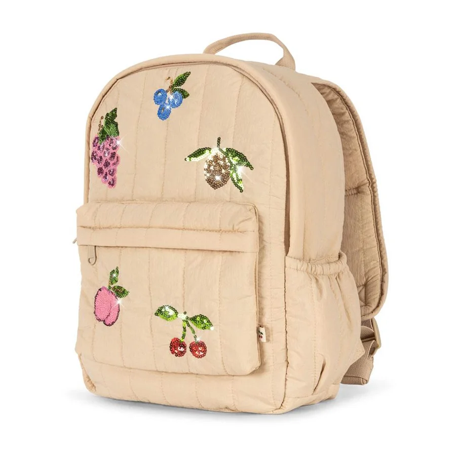 Konges Sløjd Juno Quilted Sequin Rygsæk, Frappé