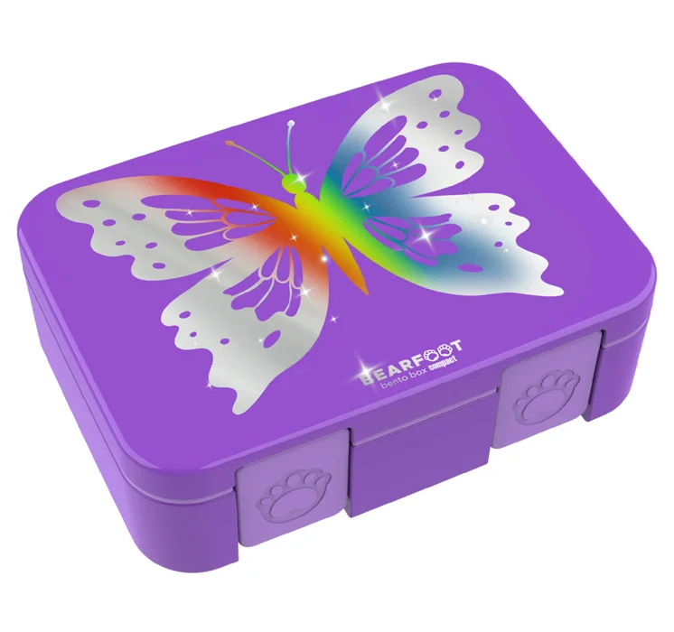 Bearfoot Glow Madkasse Sommerfugl, 650 ml