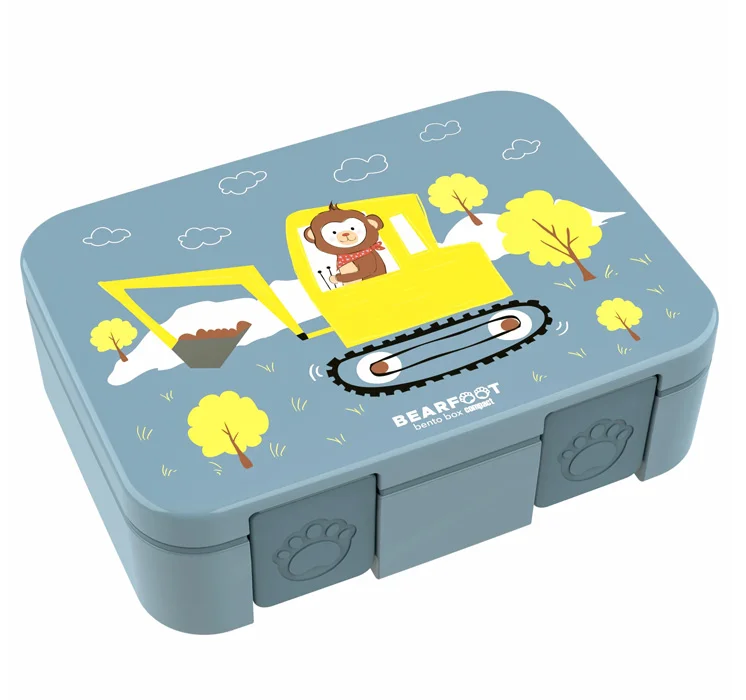 Bearfoot Bento COMPACT Madkasse, 1L - Gravemaskine Blå