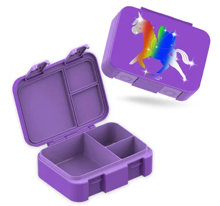 Bearfoot Glow Madkasse enhjørning, 650 ml