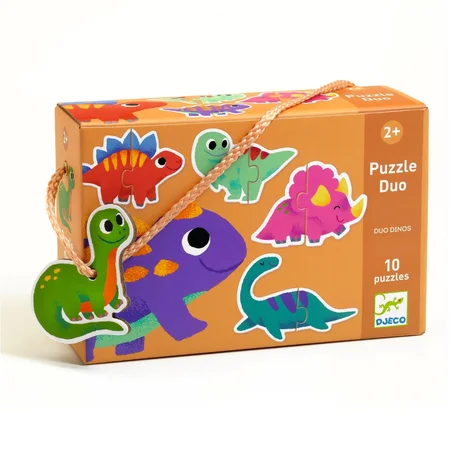 Djeco puzzle duo, dinosaur