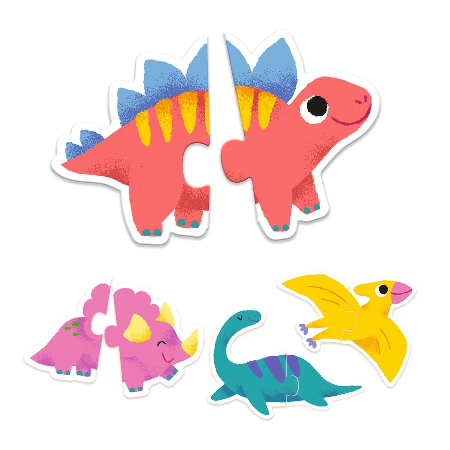 Djeco puzzle duo, dinosaur